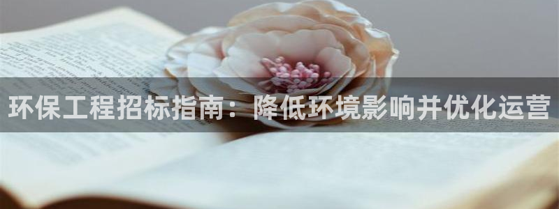 彩名堂预测官网：环保工程招标指南：降