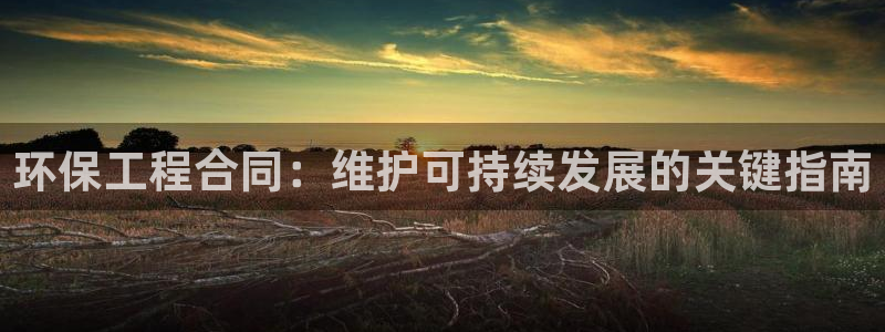 彩名堂app官方下载：环保工程合同：