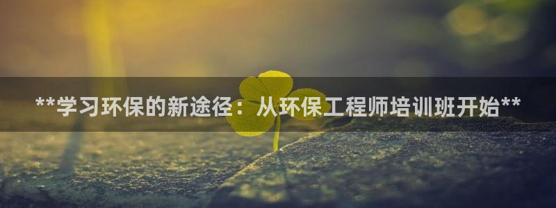 彩名堂人工预测免费计划：**学习环保的新途径：从环保工程师培训班开始**