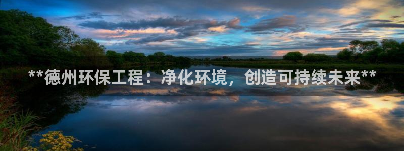 彩名堂官网谁有：**德州环保工程：净化环境，创造可持续未来**