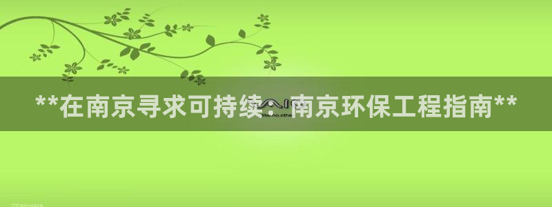彩名堂下载官网：**在南京寻求可持续