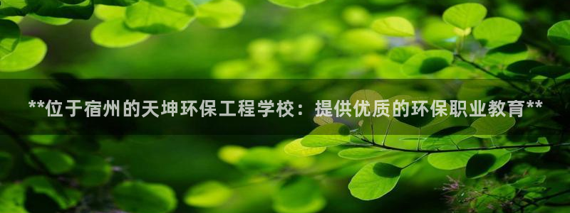 彩名堂客户端是永久免费吗是真的吗知乎：**位于宿州的天坤环保