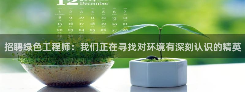 cmt彩名堂：招聘绿色工程师：我们正