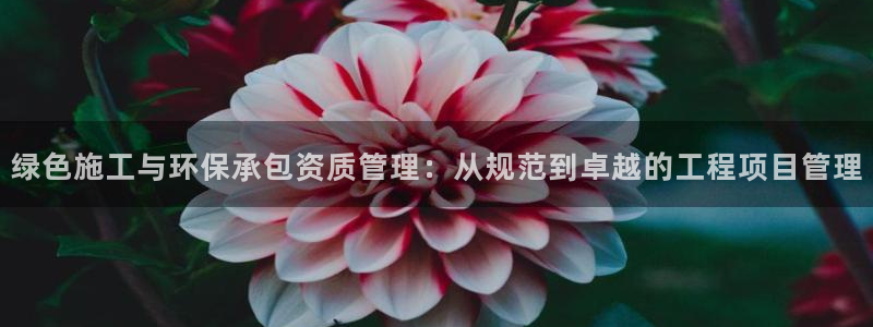 彩名堂好用还是千里马好用：绿色施工与环保承包资质管理：从规范
