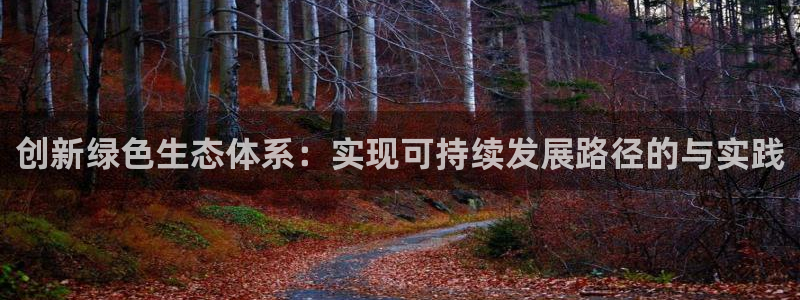 彩名堂怎么打最稳：创新绿色生态体系：