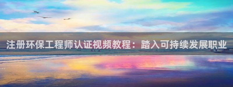 彩名堂排三：注册环保工程师认证视频教