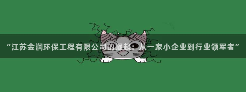 彩名堂客户端是永久免费吗安全吗知乎：“江苏金润环保工程有限公司的崛起：从一家小企业到行业领军者”
