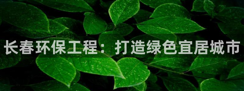 彩名堂上推荐的几个平台怎样：长春环保